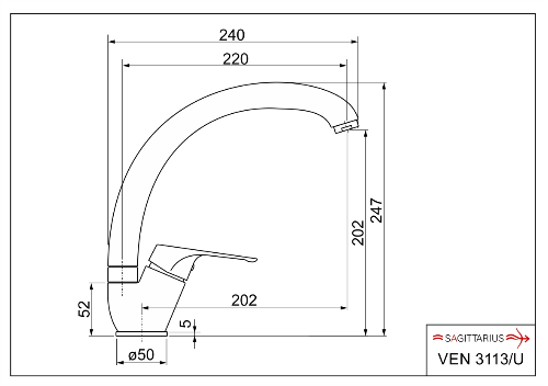 Venus VEN 3113/U drezová batéria